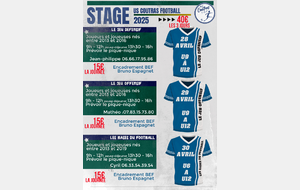 Stage de Pâques de U6 à U12